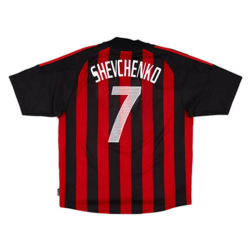 2002-03 AC Milan 1a Equipación Nation Jersey