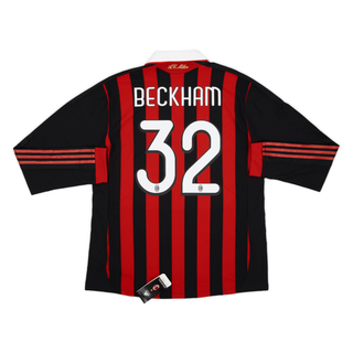 AC MILAN HOME LONG SLEEVE JERSEY 2009-10