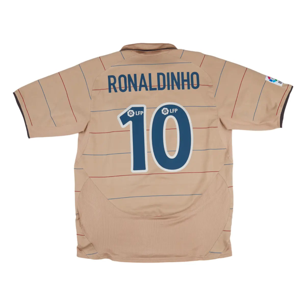 2003-04 FC Barcelona 2a Equipación Nation Jersey