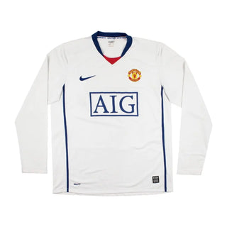 2008-09 Manchester United FC Auswärtstrikot Langarm