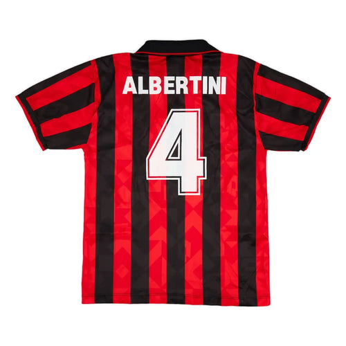 1993-94 AC Milan 1a Equipación Nation Jersey