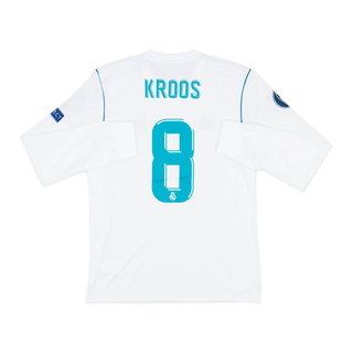 REAL MADRID CF HOME LONG SLEEVE JERSEY 2017-18