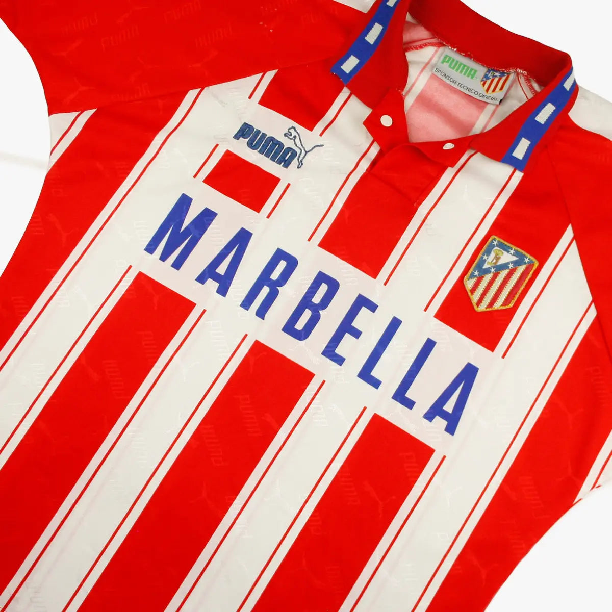 1995-96 Atlético de Madrid 1a Equipación Nation Jersey