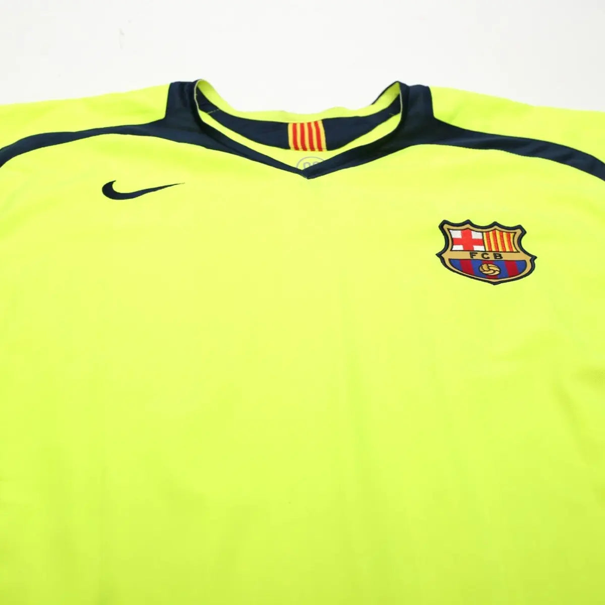 2005-06 FC Barcelona 2a Equipación Manga Larga Nation Jersey