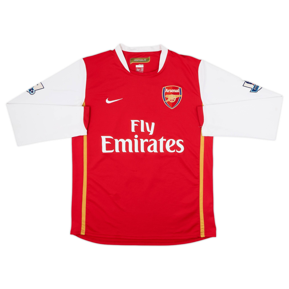 ARSENAL FC HOME LONG SLEEVE JERSEY 2006-08