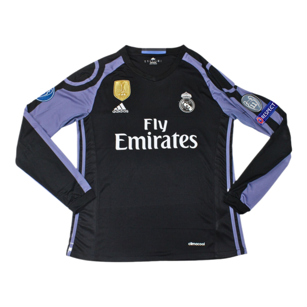 REAL MADRID CF THIRD LONG SLEEVE JERSEY 2016-17