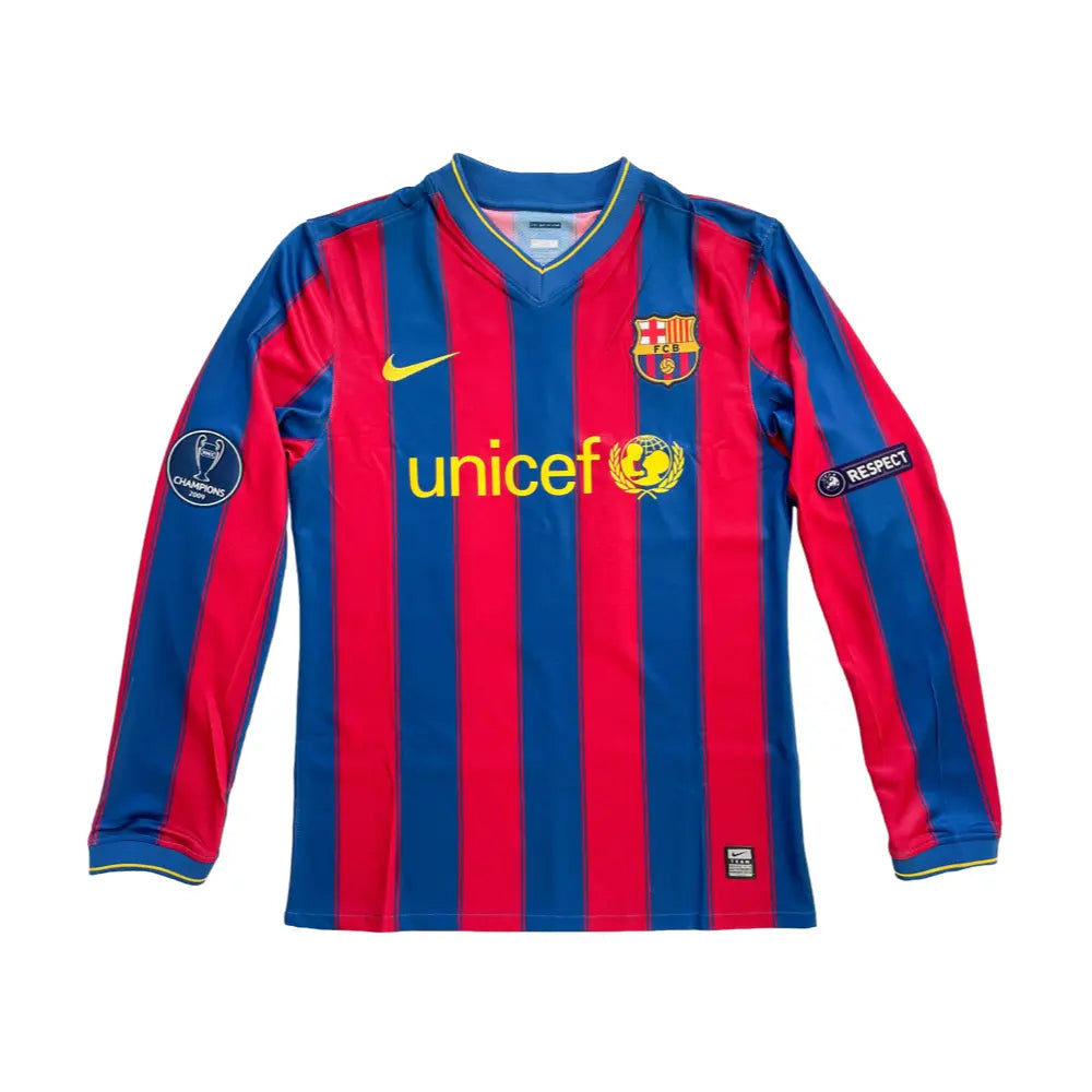 FC BARCELONA HOME LONG SLEEVE JERSEY 2009-10
