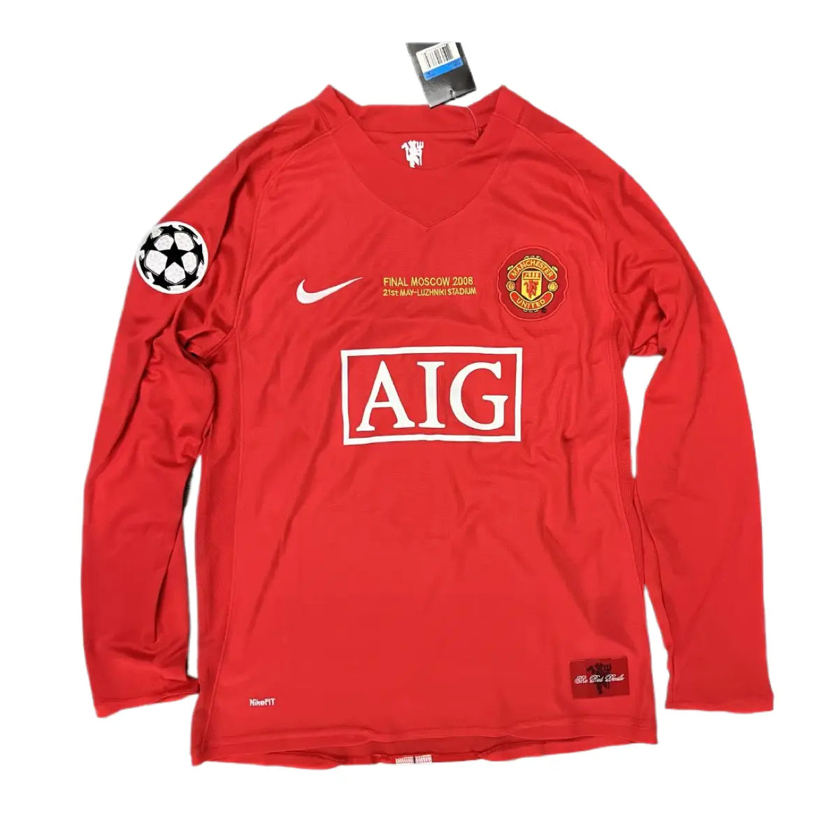 2007-08 Manchester United FC Heimtrikot Langarm