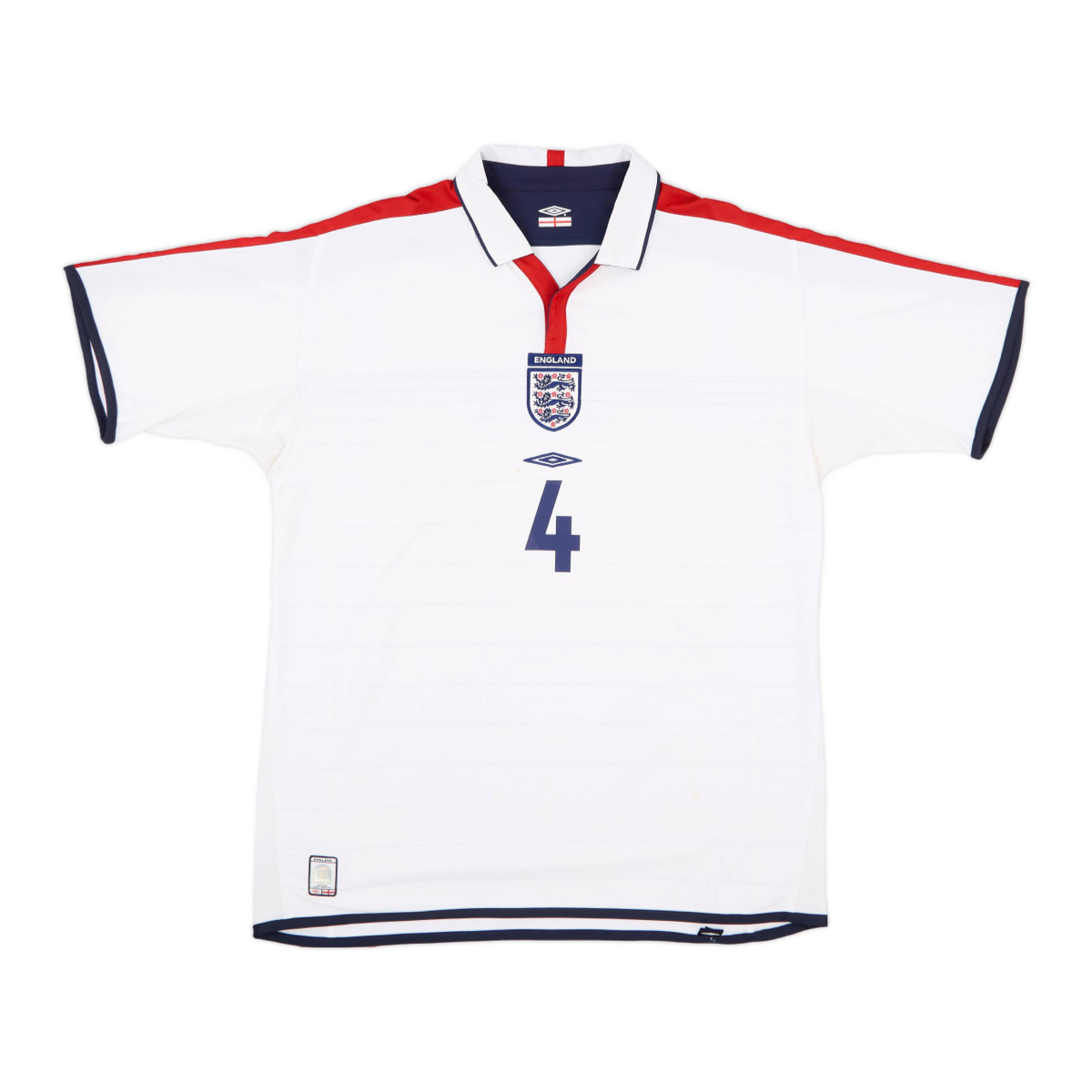 2004 Inglaterra 1a Equipación