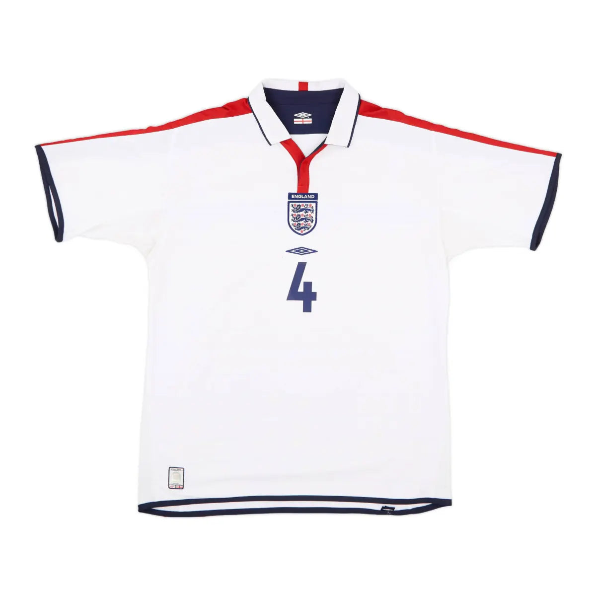 2004 England Heimtrikot