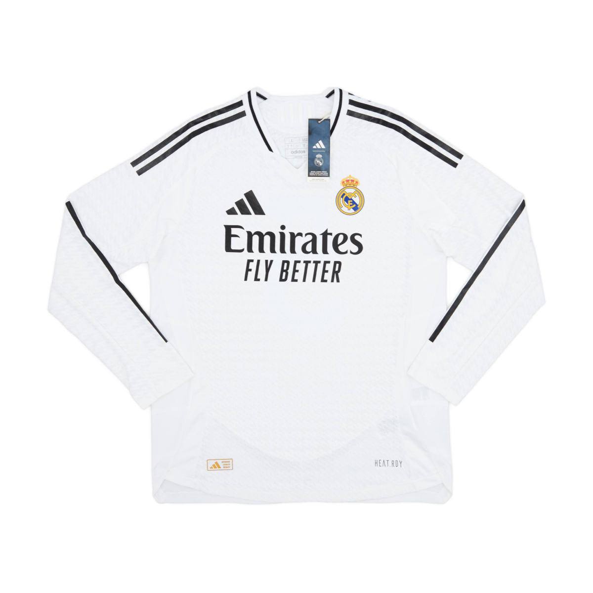 REAL MADRID CF HOME LONG SLEEVE JERSEY 2024-25