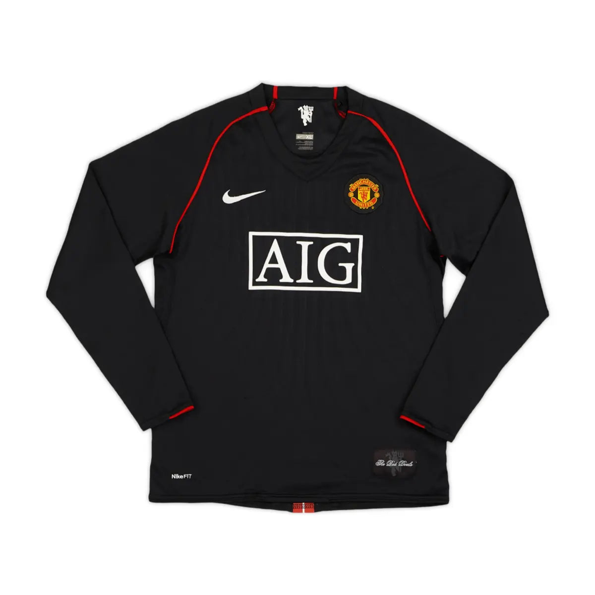 2007-08 Manchester United FC Auswärtstrikot Langarm