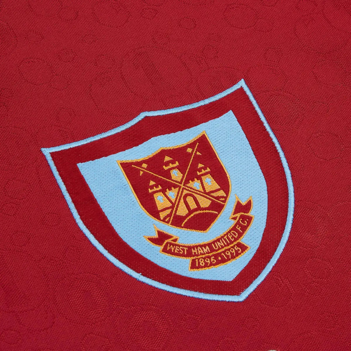 1995-97 West Ham United FC 1a Equipación Nation Jersey
