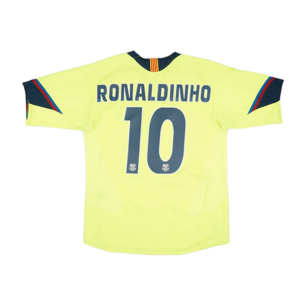 2005-06 FC Barcelona 2a Equipación Nation Jersey