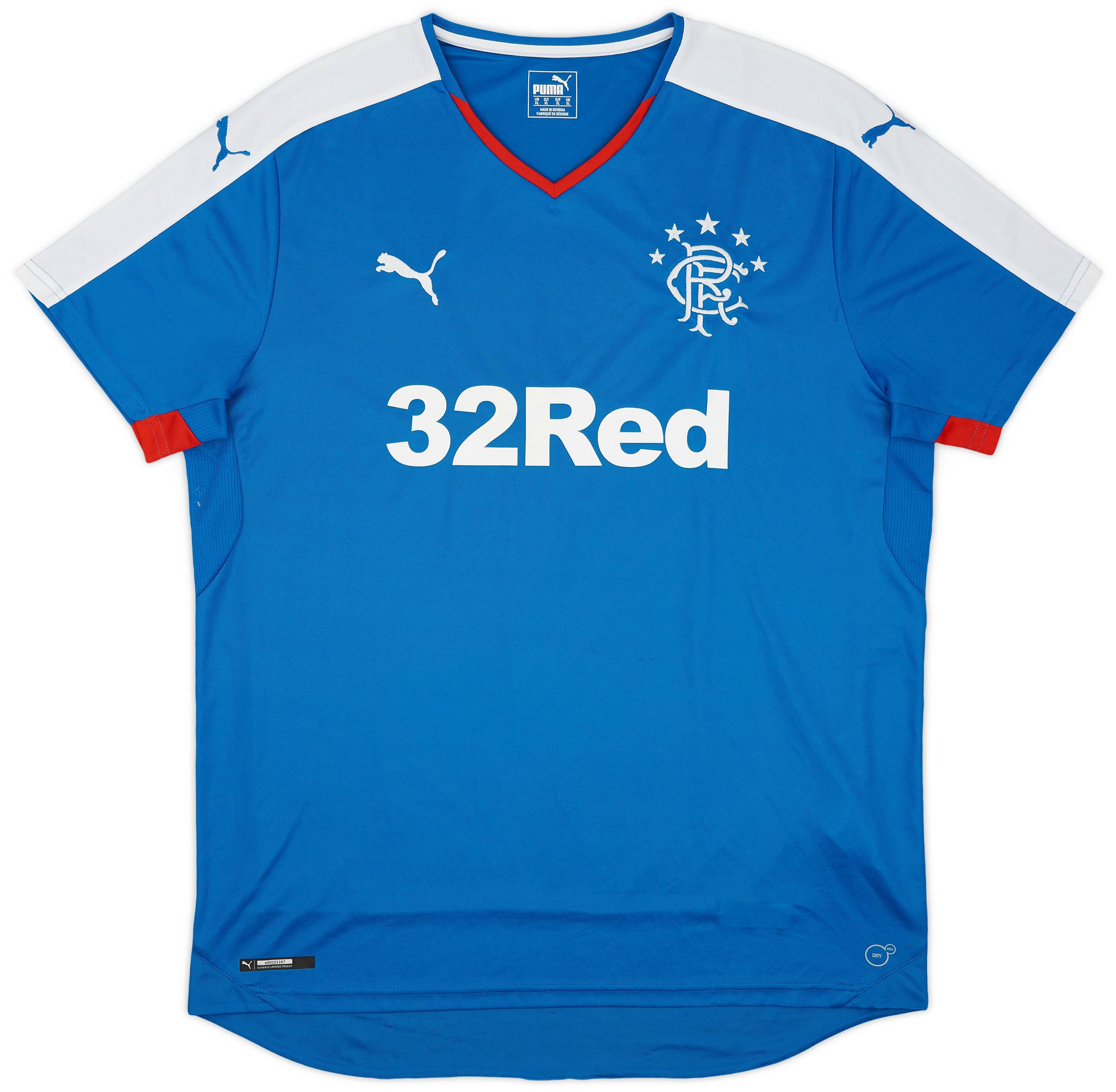 RANGERS FC HOME JERSEY 2015-16