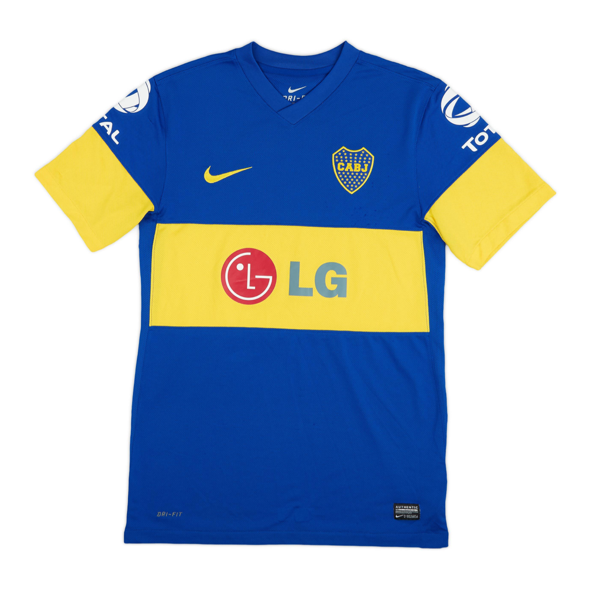 2011-12 CA Boca Juniors 1a Equipación Nation Jersey