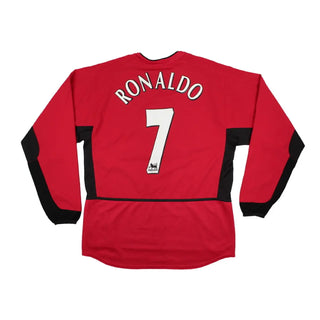 2002-04 Manchester United FC Heimtrikot Langarm
