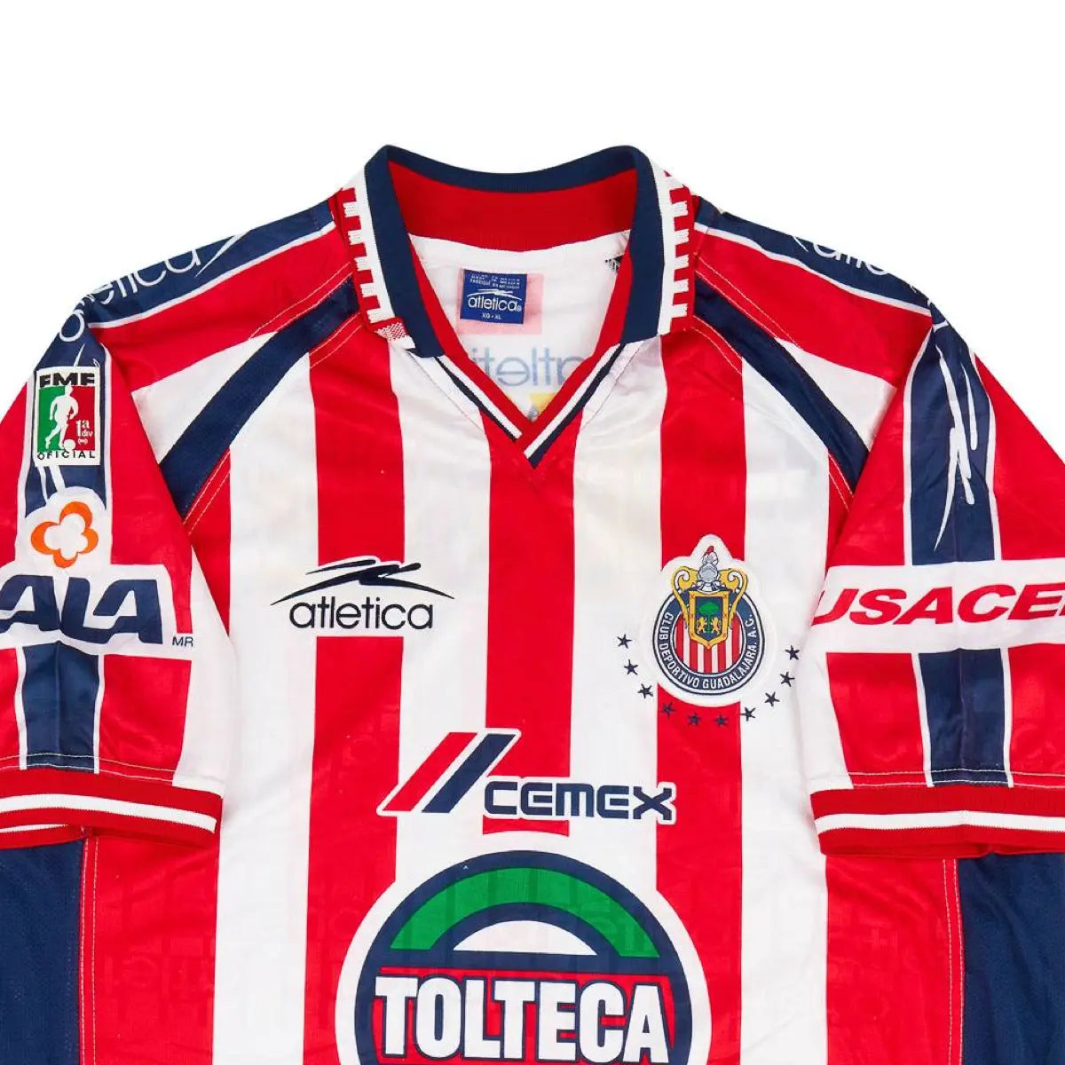 1999-00 CD Guadalajara 1a Equipación Nation Jersey