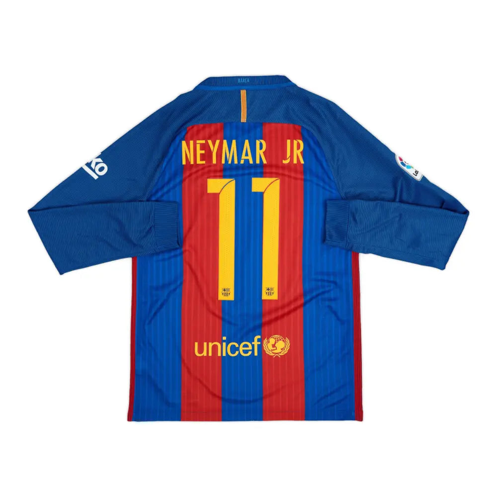 2016-17 FC Barcelona 1a Equipación Manga Larga Nation Jersey