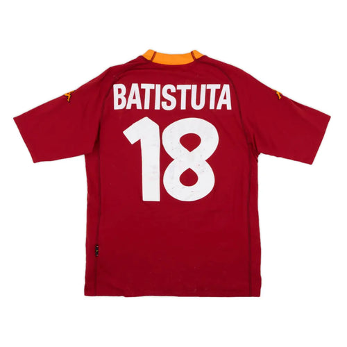 2000-01 AS Roma 1a Equipación Nation Jersey